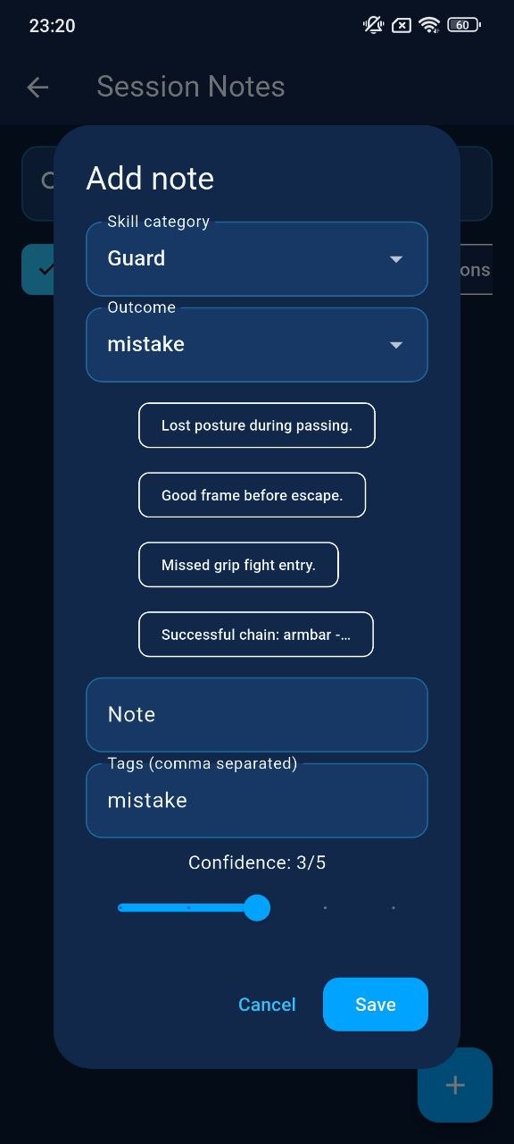 Recovery screen